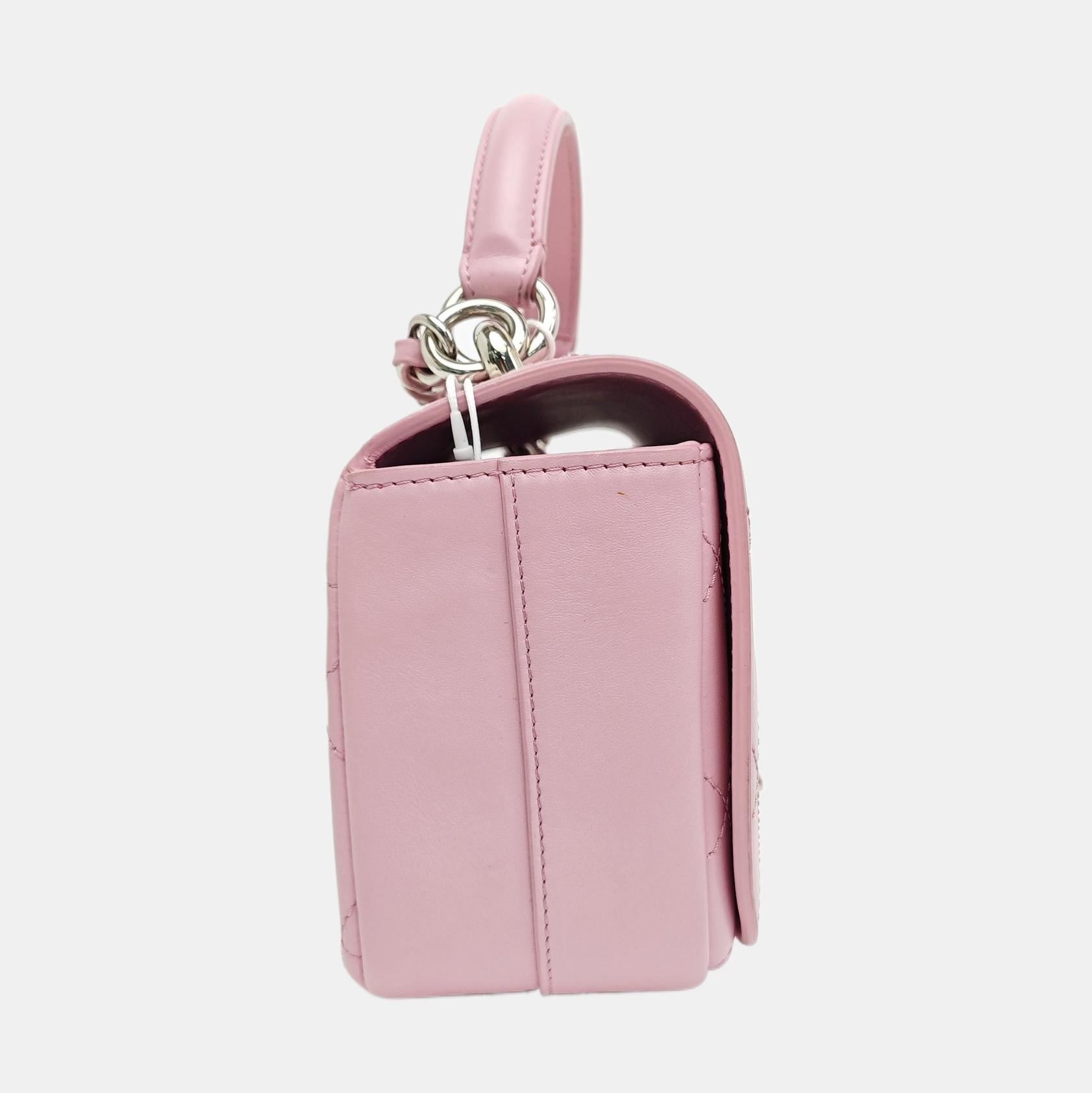 Quilted Calfskin Shoulder Bag Pink