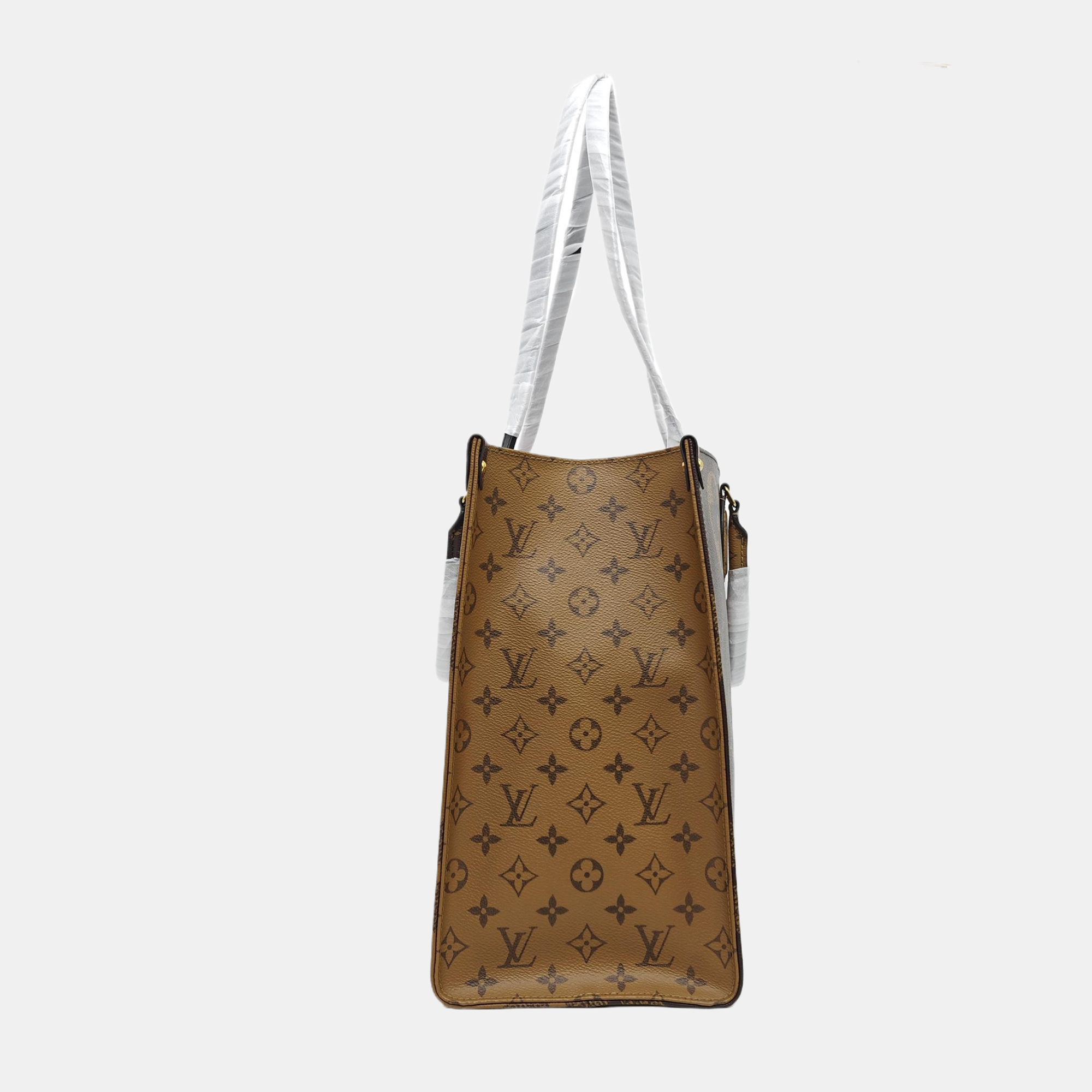 ONTHEGO GM Monogram Coated Canvas Brown
