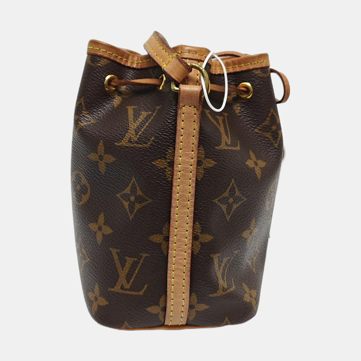 NÉONOÉ Nano Monogram Coated Canvas Brown