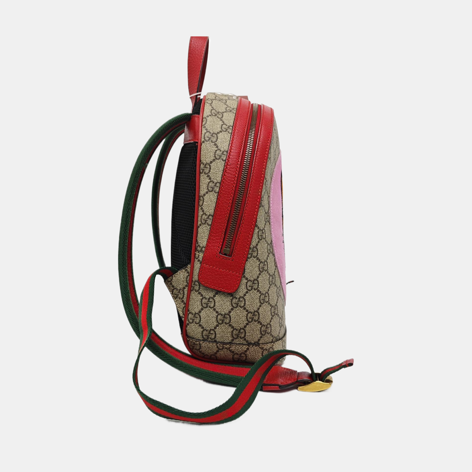 Monogram Coated Canvas Backpack Beige