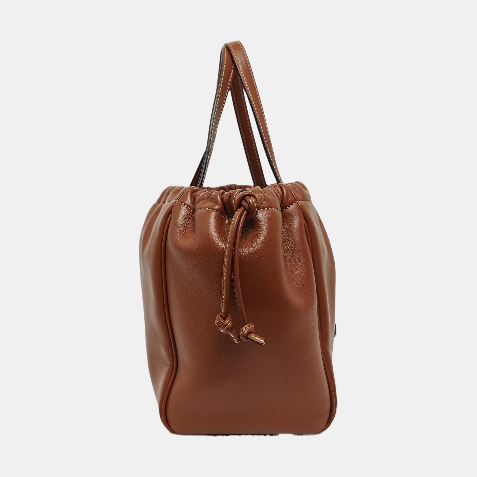 CABAS TRIOMPHE Small Quilted Calfskin Brown