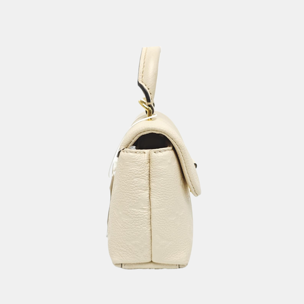 NANO MADELEINE Nano Monogram Calfskin Beige
