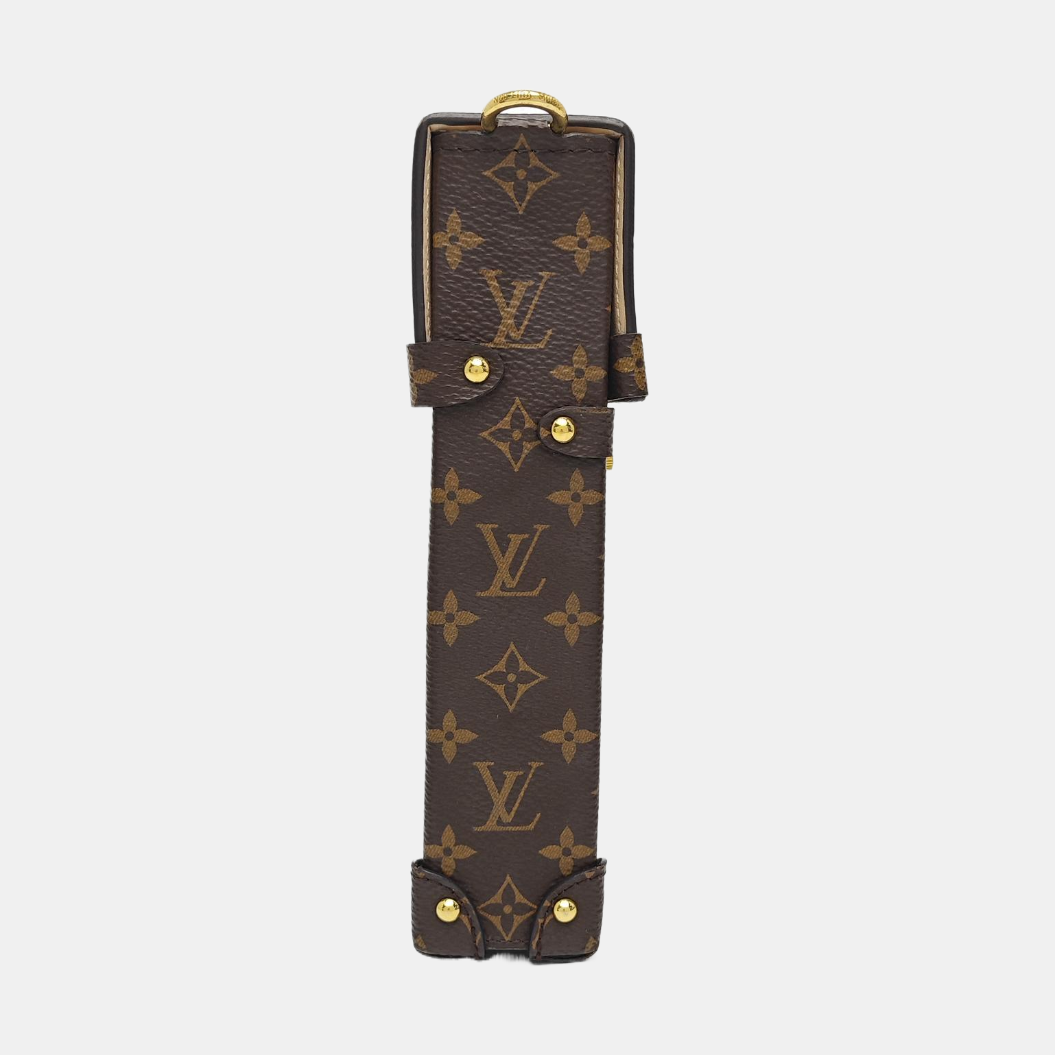 TRUNK Monogram Coated Canvas Brown