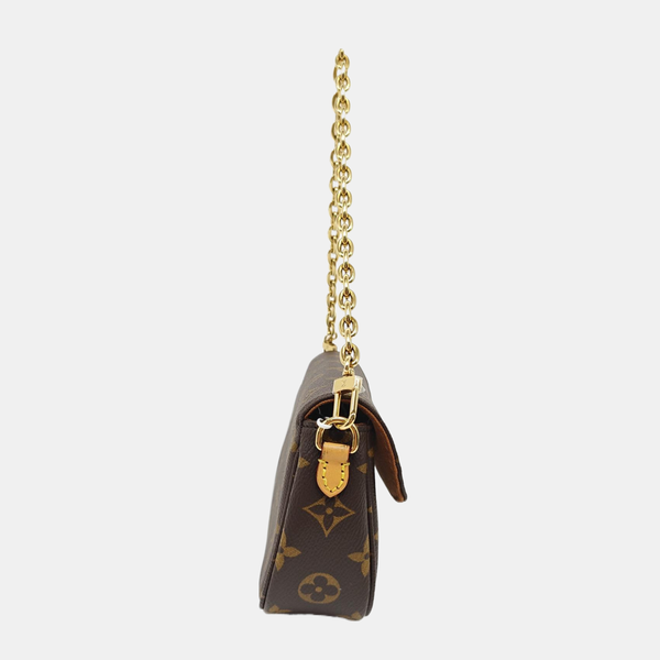 IVY Monogram Coated Canvas Brown