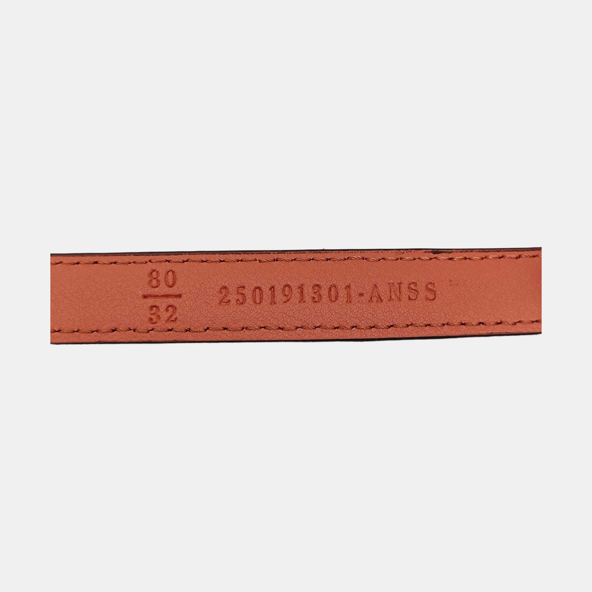 Leather Belt Red