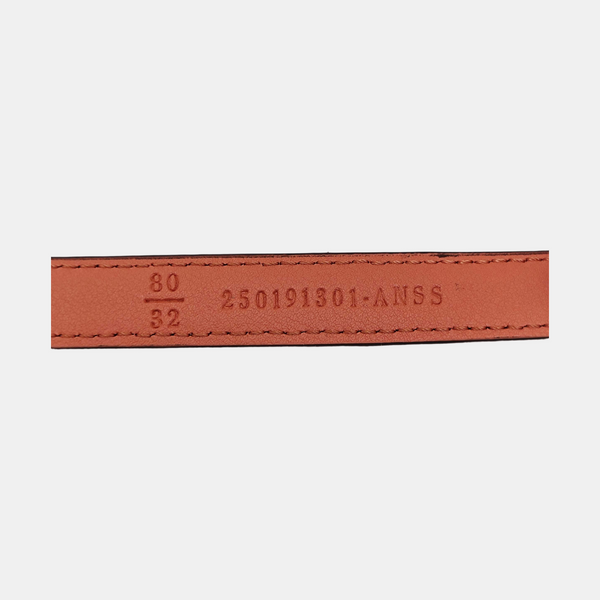 Leather Belt Red