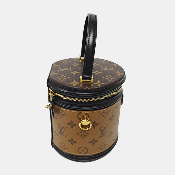 CANNES PM Monogram Coated Canvas Brown