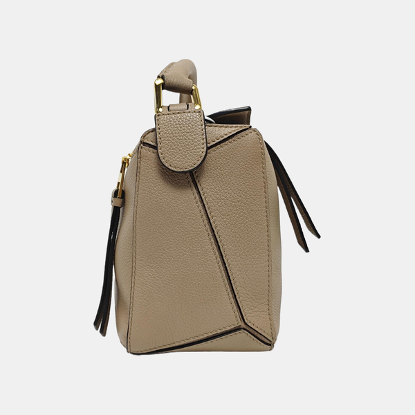 Puzzle Small Calfskin Beige