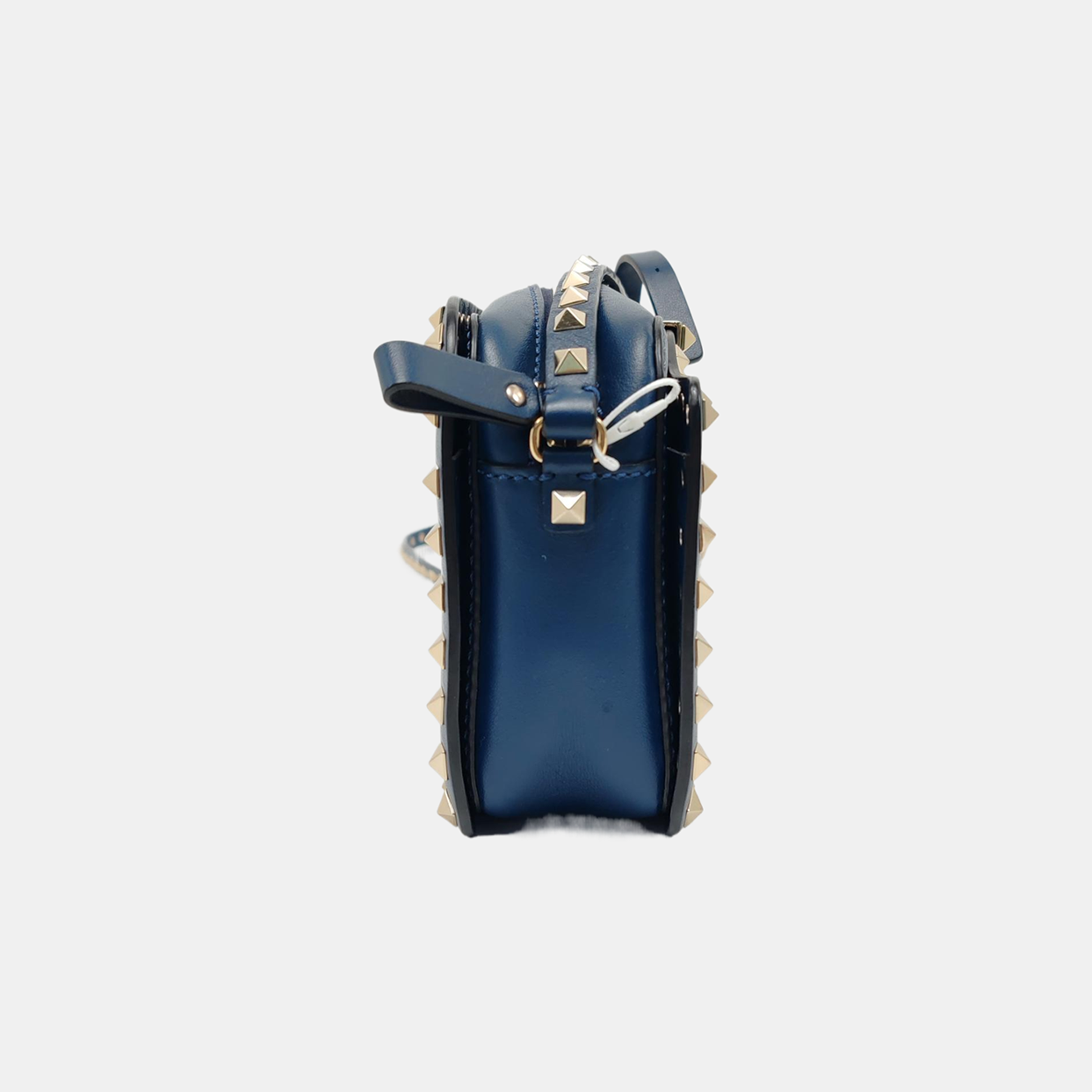 Calfskin Shoulder Bag Blue