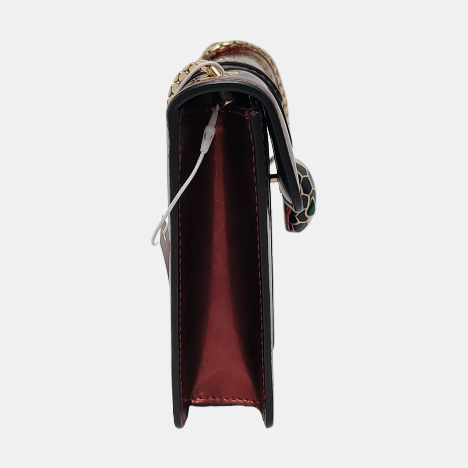 SERPENTI FOREVER Small Quilted Patent Leather Red