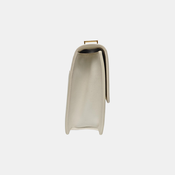 30 Montaigne Calfskin White