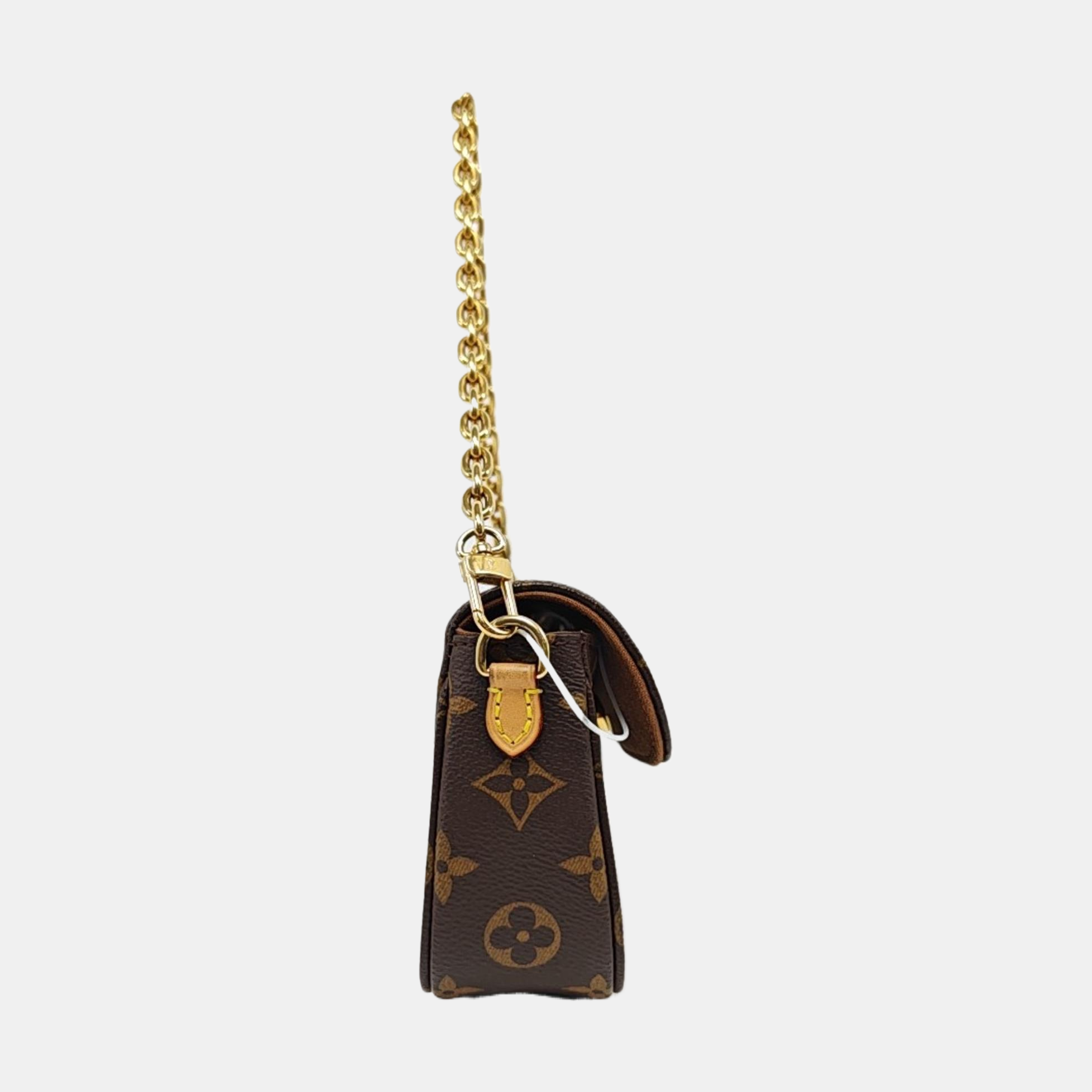 IVY Monogram Coated Canvas Brown