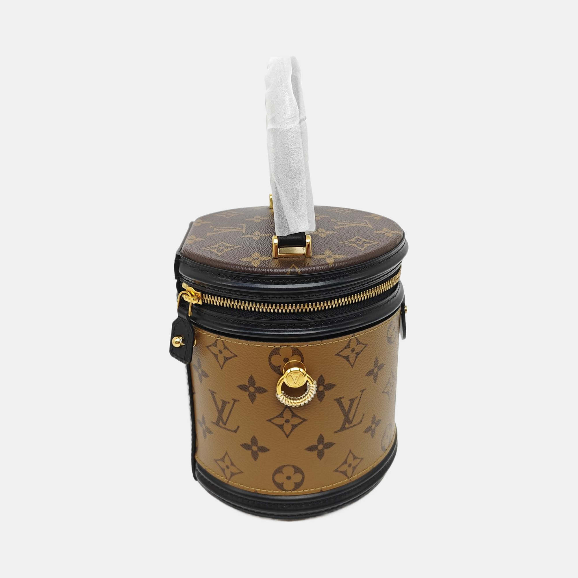 CANNES PM Monogram Coated Canvas Brown