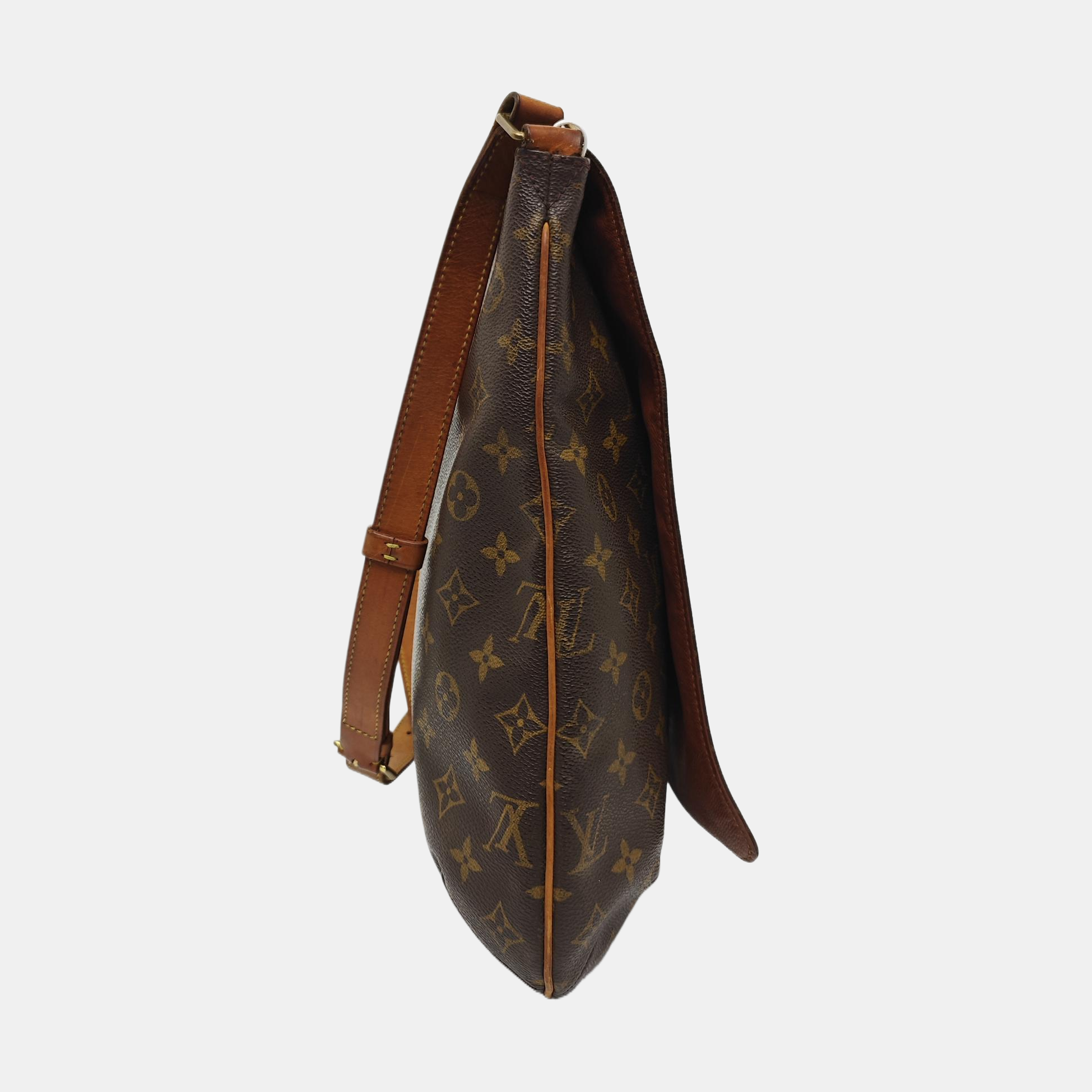 MUSETTE TANGO Monogram Coated Canvas Brown