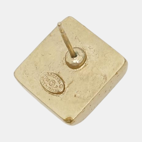 Metal Gold Stud Earrings