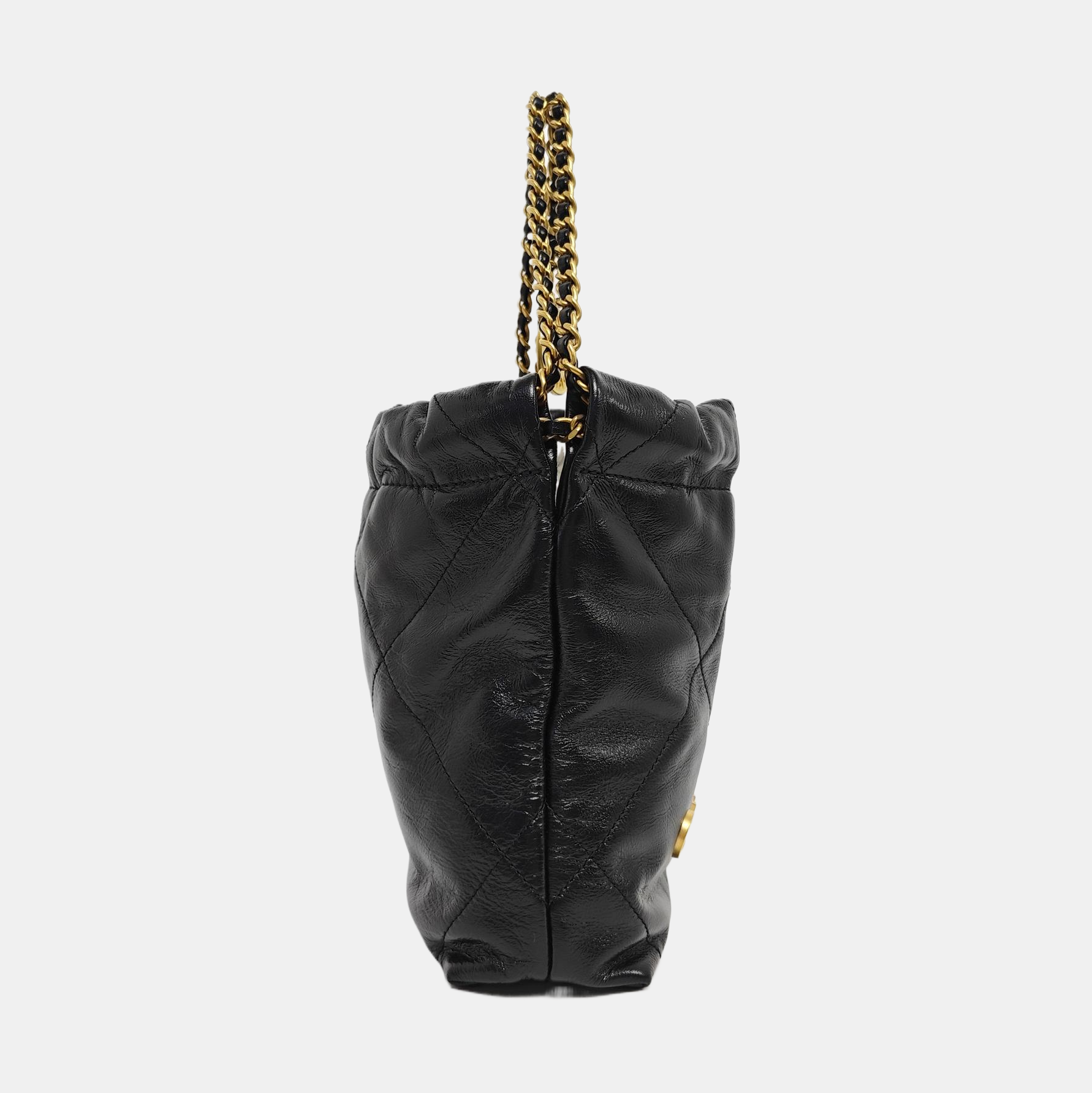 CHANEL 22 Mini Quilted Calfskin Black