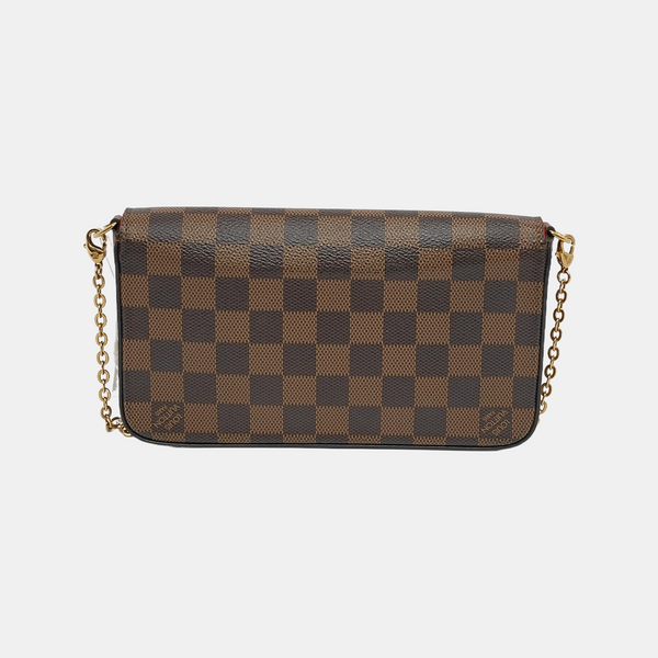 FÉLICIE Damier Ebene Coated Canvas Brown