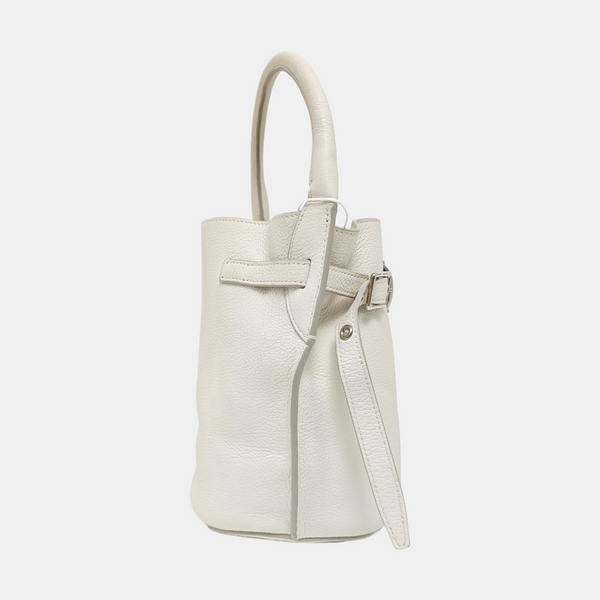 BIG BAG Nano Calfskin White