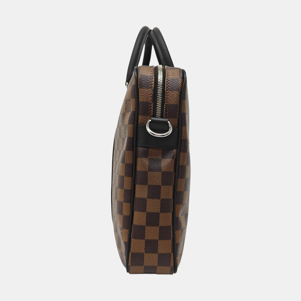 PORTE-DOCUMENTS PM Damier Ebene Coated Canvas Brown