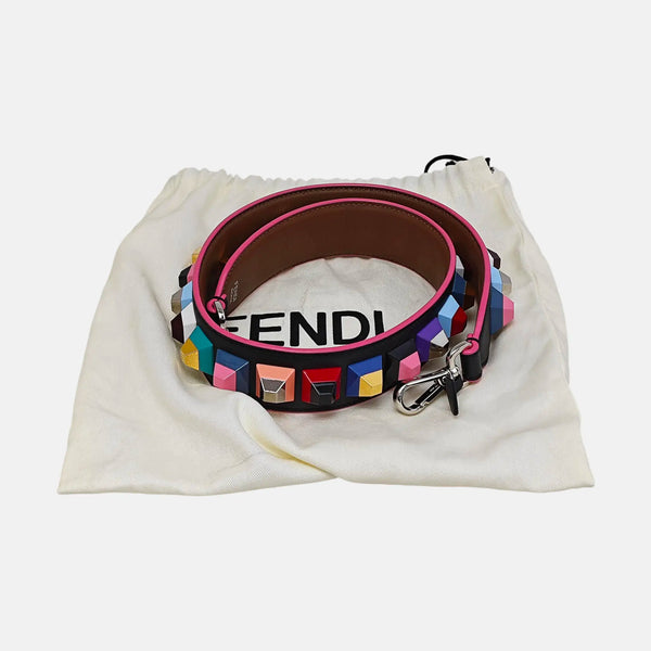 Leather Bag Strap Black