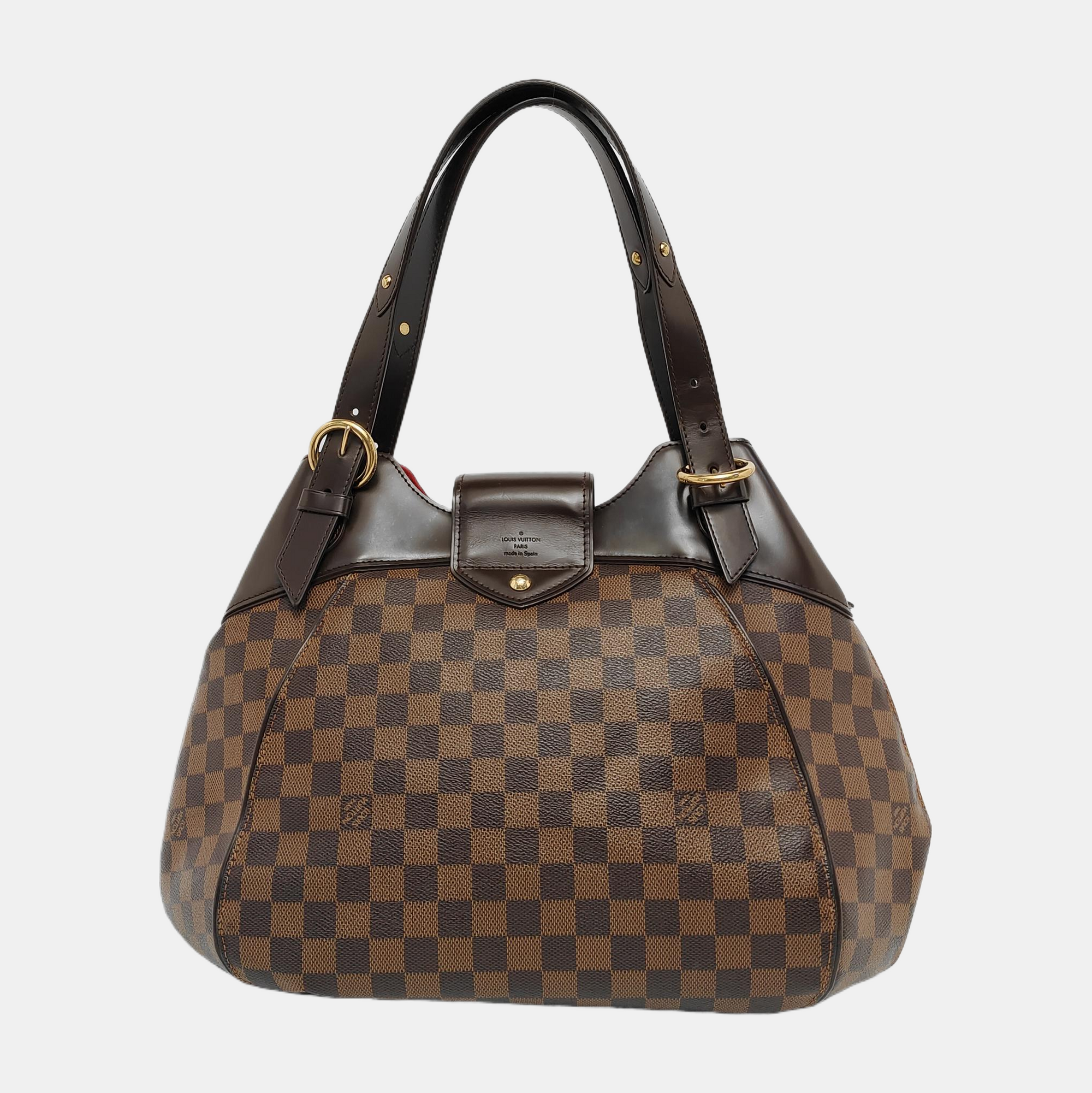 SISTINA GM Damier Ebene Coated Canvas Brown