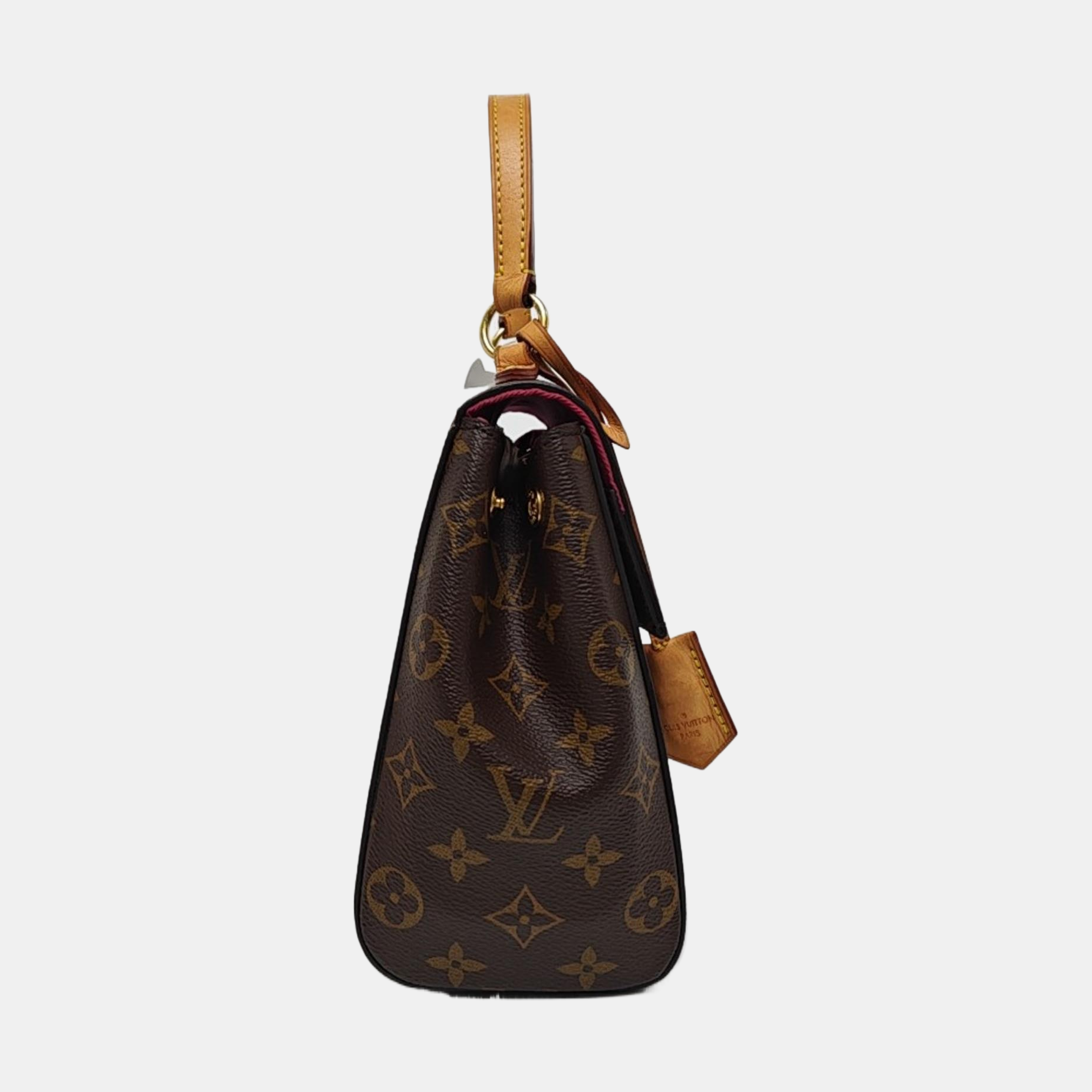 CLUNY BB Monogram Coated Canvas Brown