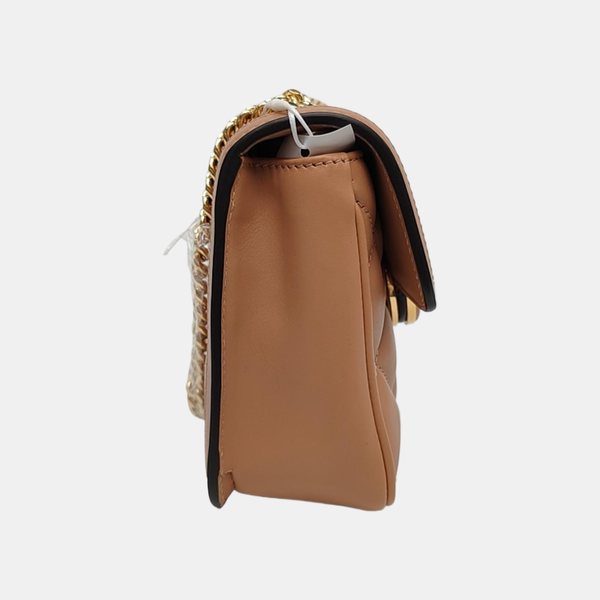 Interlocking G Mini Quilted Calfskin Brown
