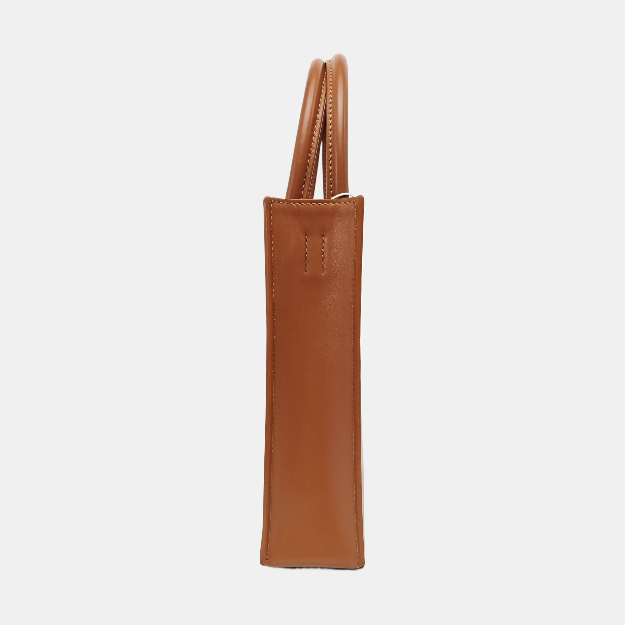 Calfskin Tote Bag Brown
