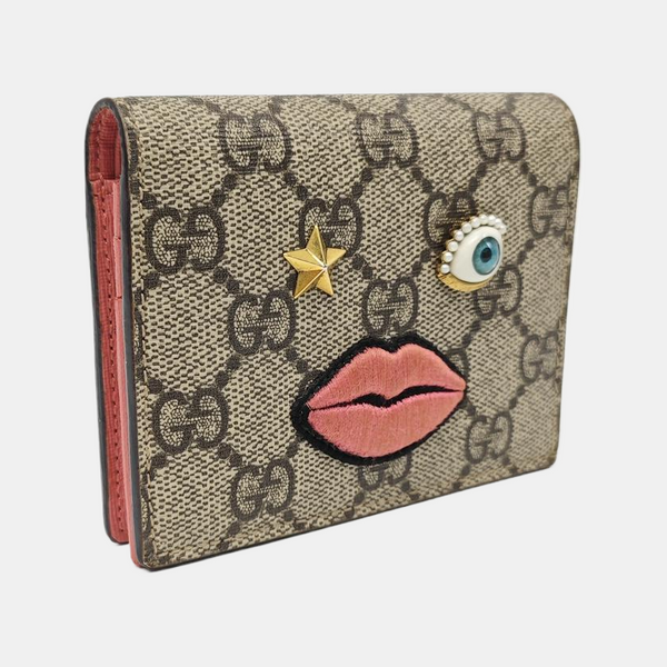 Monogram Coated Canvas Wallet Black