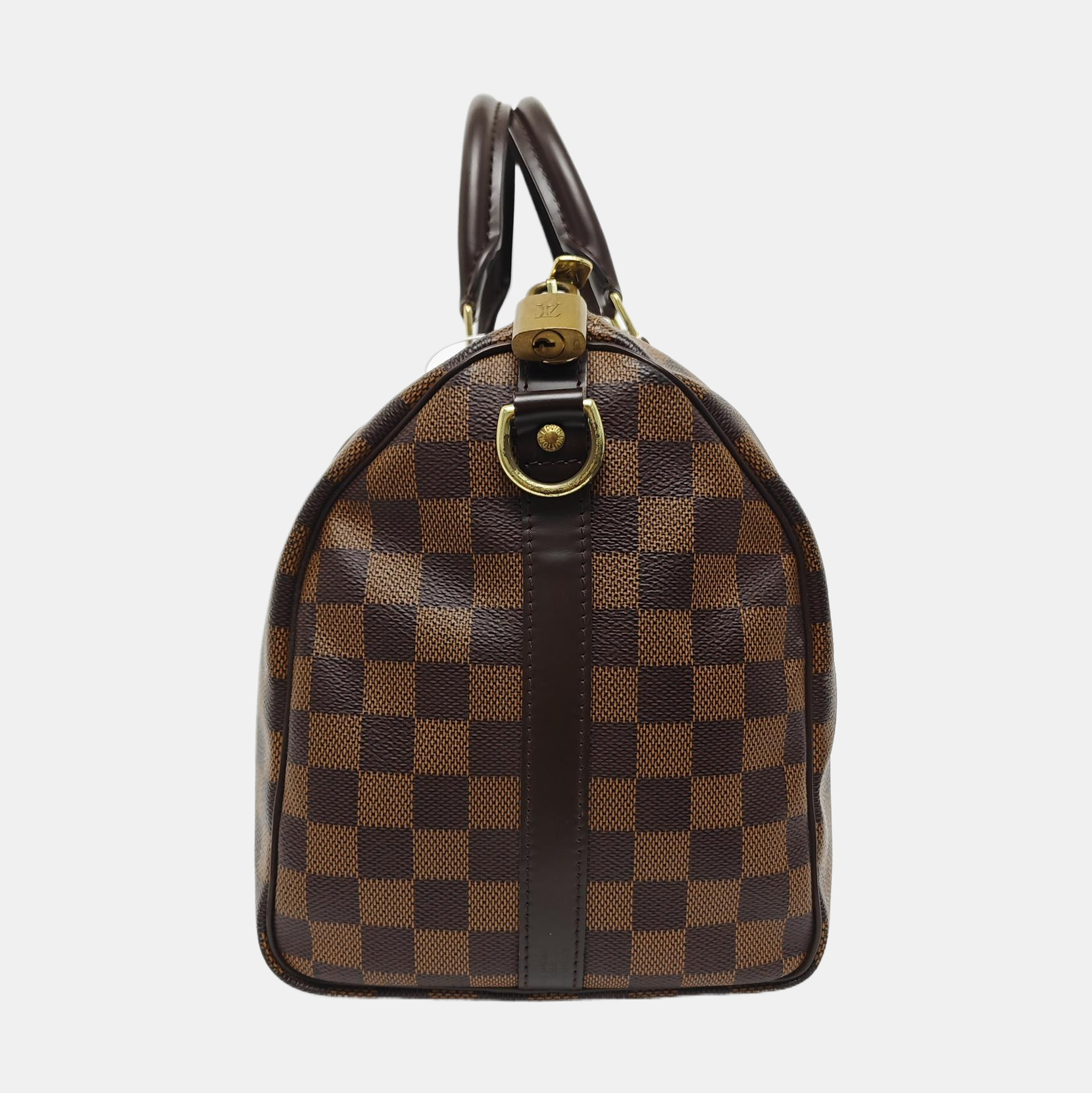 SPEEDY 30 Damier Ebene Coated Canvas Brown