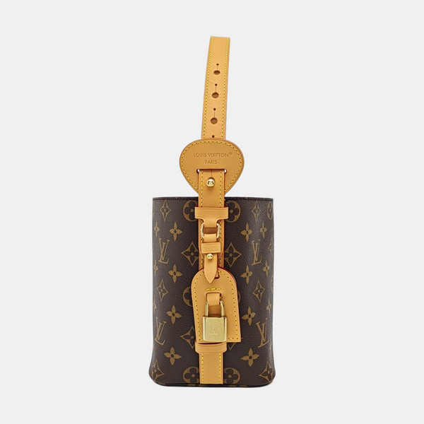 ALL IN Monogram Coated Canvas Brown