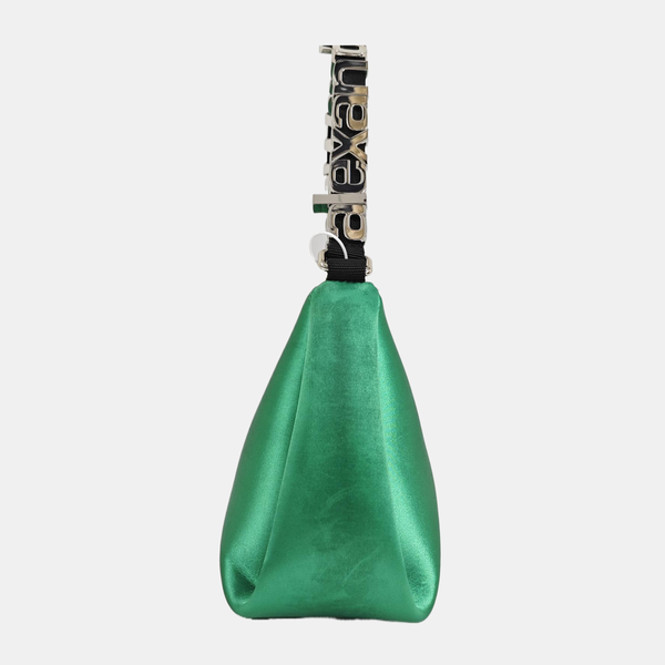 Fabric Top Handle Bag Green