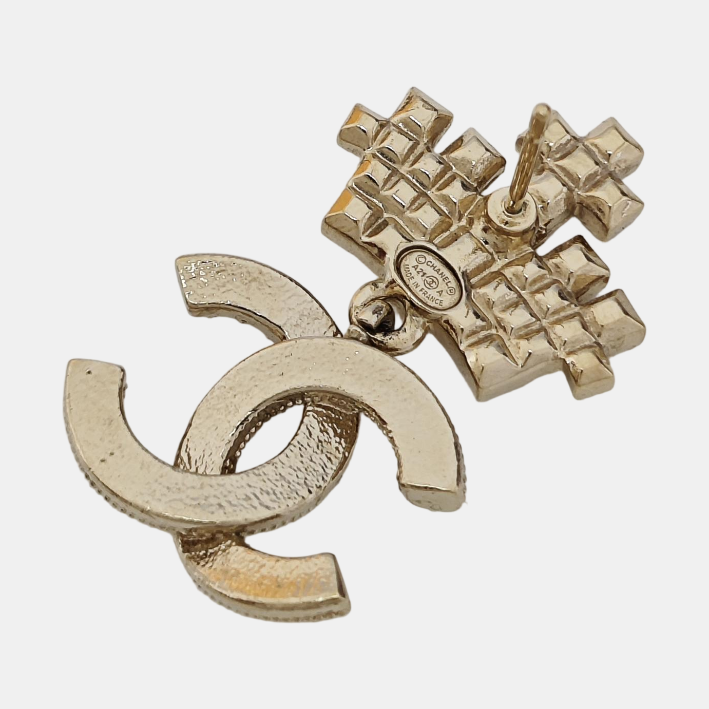 Metal Gold Stud Earrings
