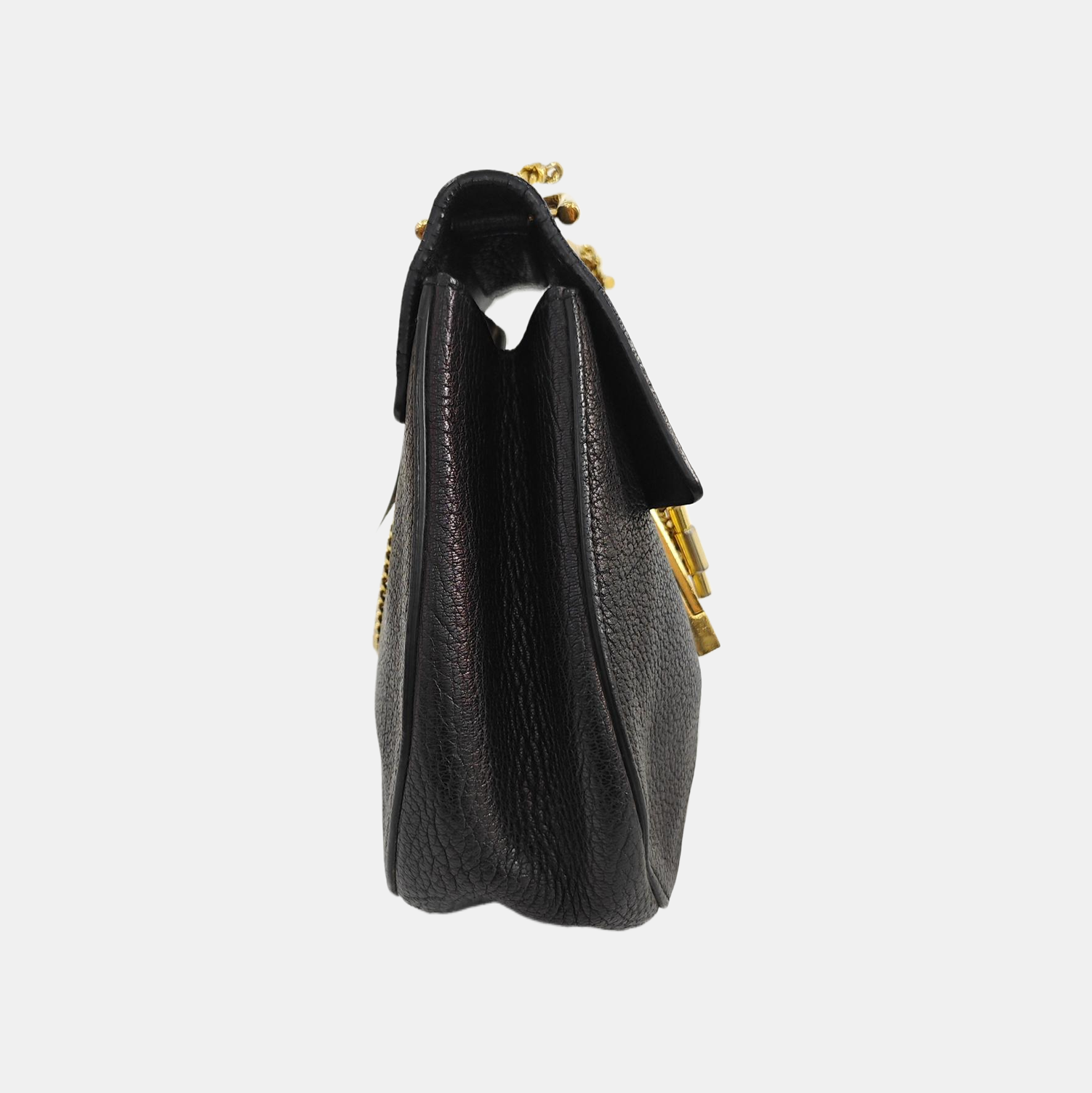 Drew Medium Calfskin Black