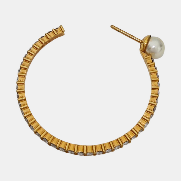 Dior Tribales Metal Gold Earrings