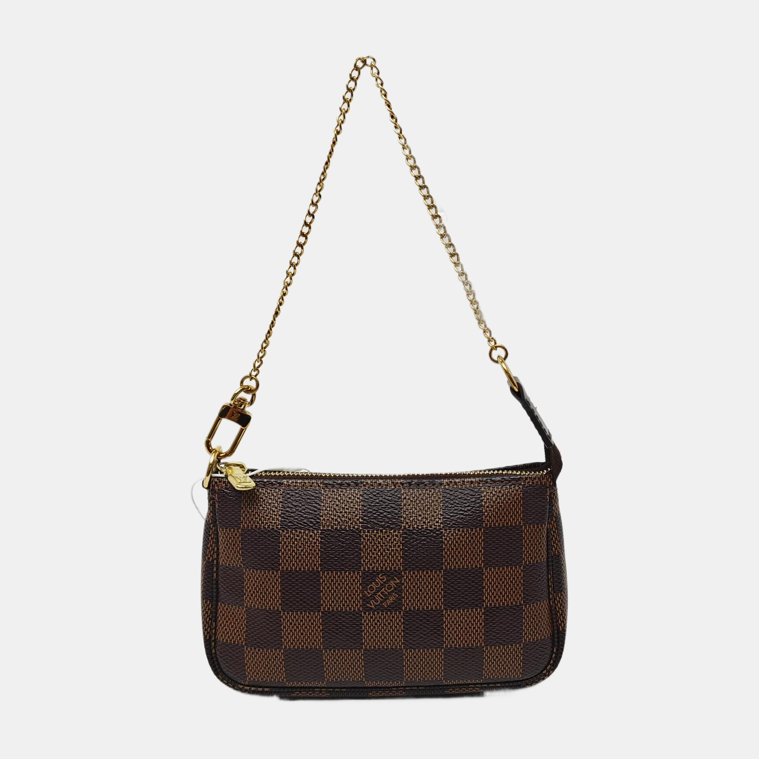 ACCESSOIRES Mini Damier Ebene Coated Canvas Brown