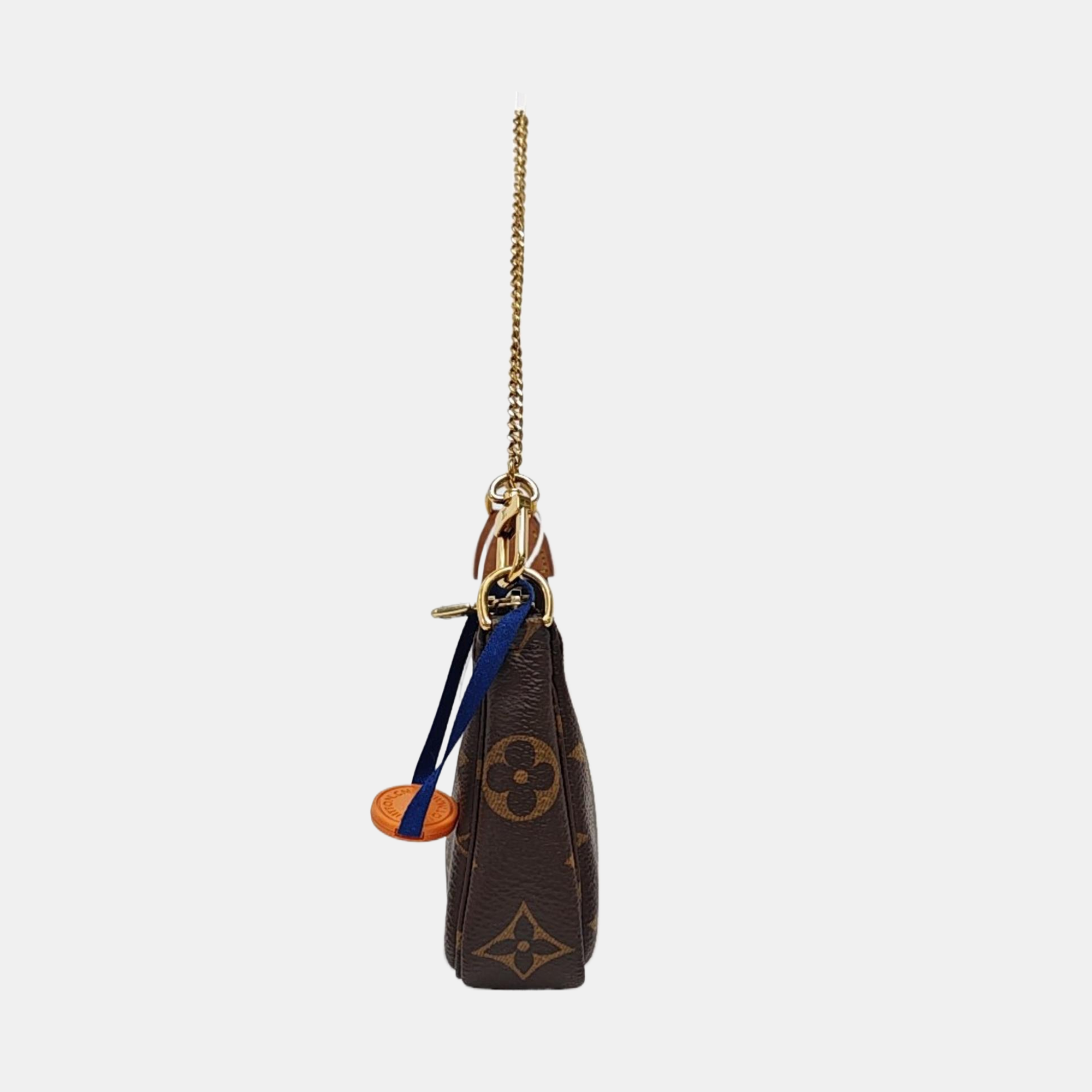 ACCESSOIRES Mini Monogram Coated Canvas Brown
