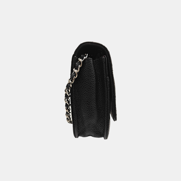 WOC Quilted Grained Calfskin Black