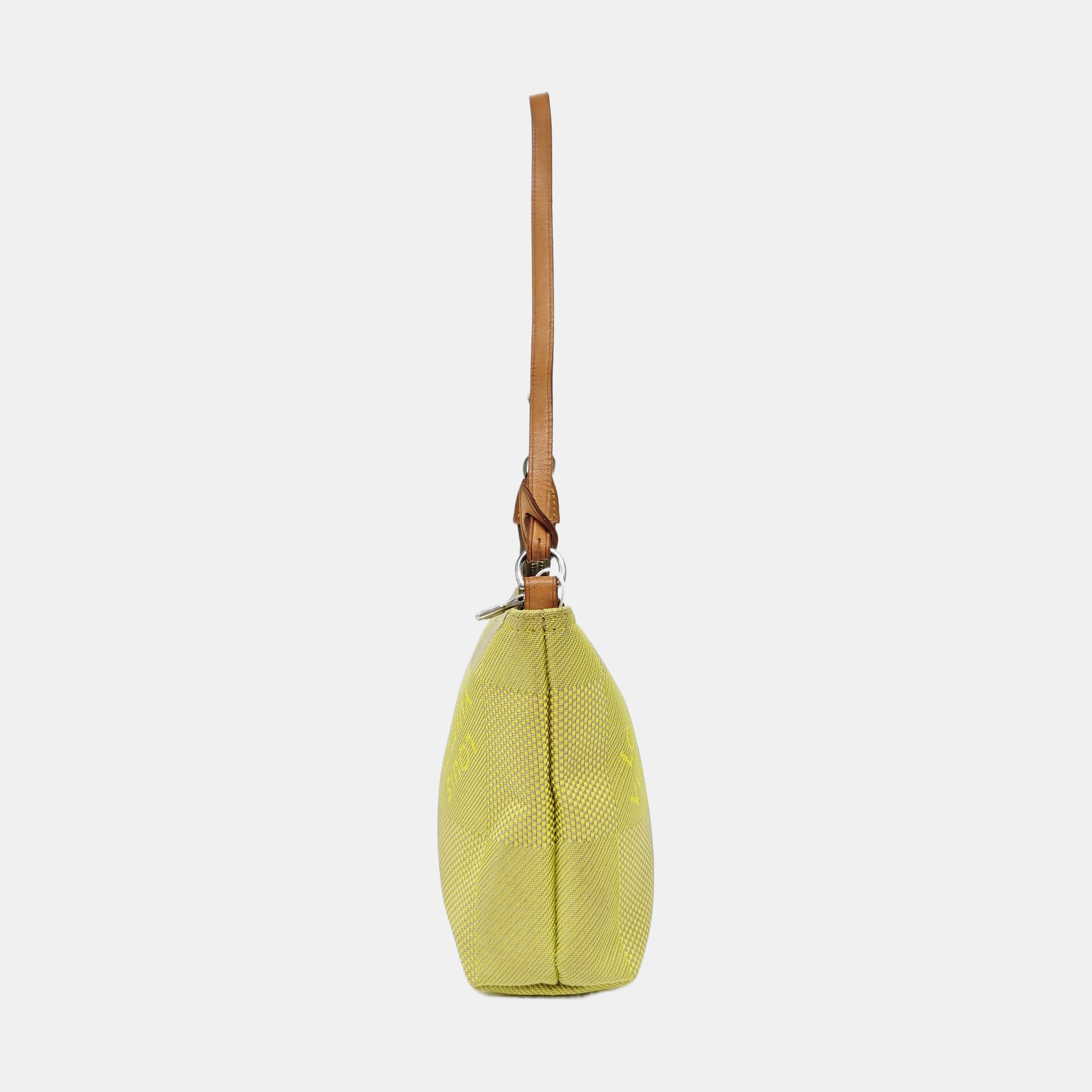 Fabric Top Handle Bag Green