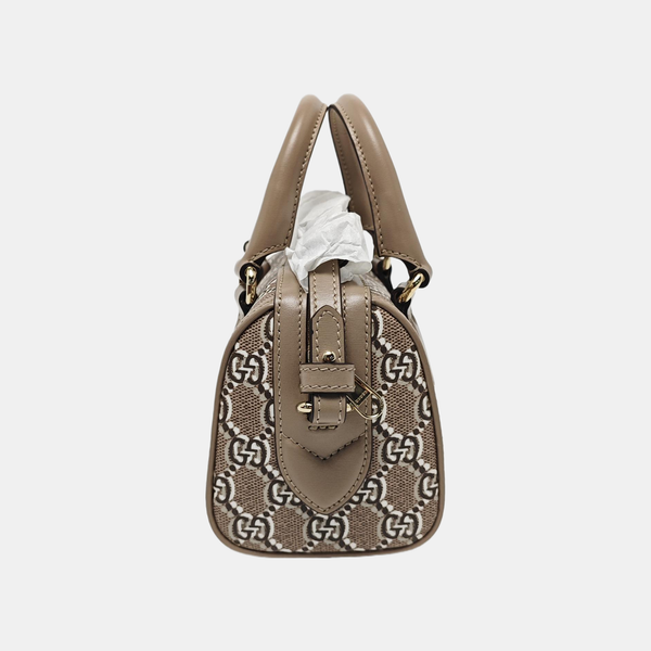 Monogram Coated Canvas Shoulder Bag Super Mini Gray
