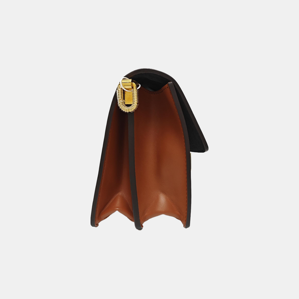 DAUPHINE MM Monogram Coated Canvas Brown