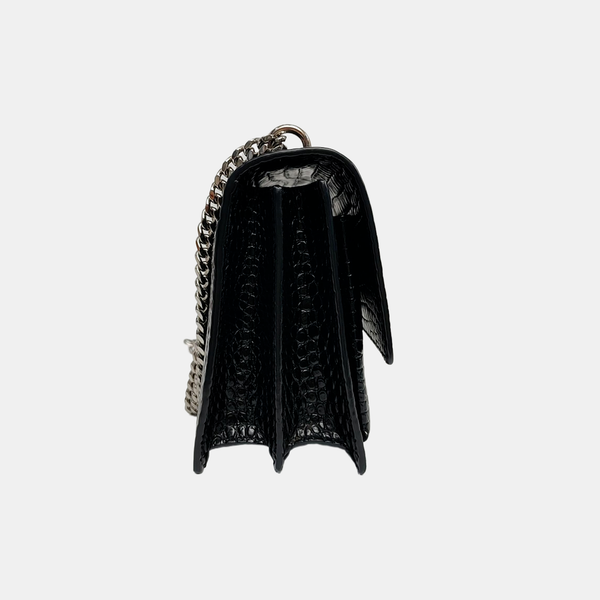 SUNSET Medium Calfskin Black