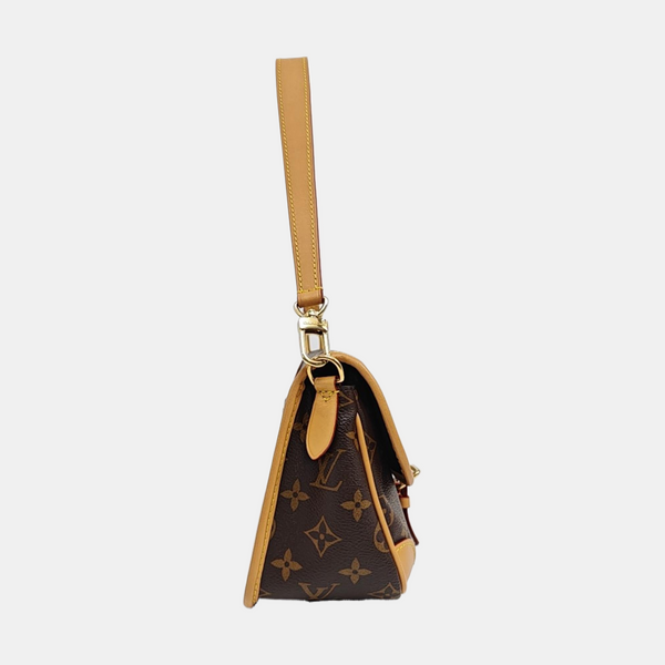 DIANE Monogram Coated Canvas Brown