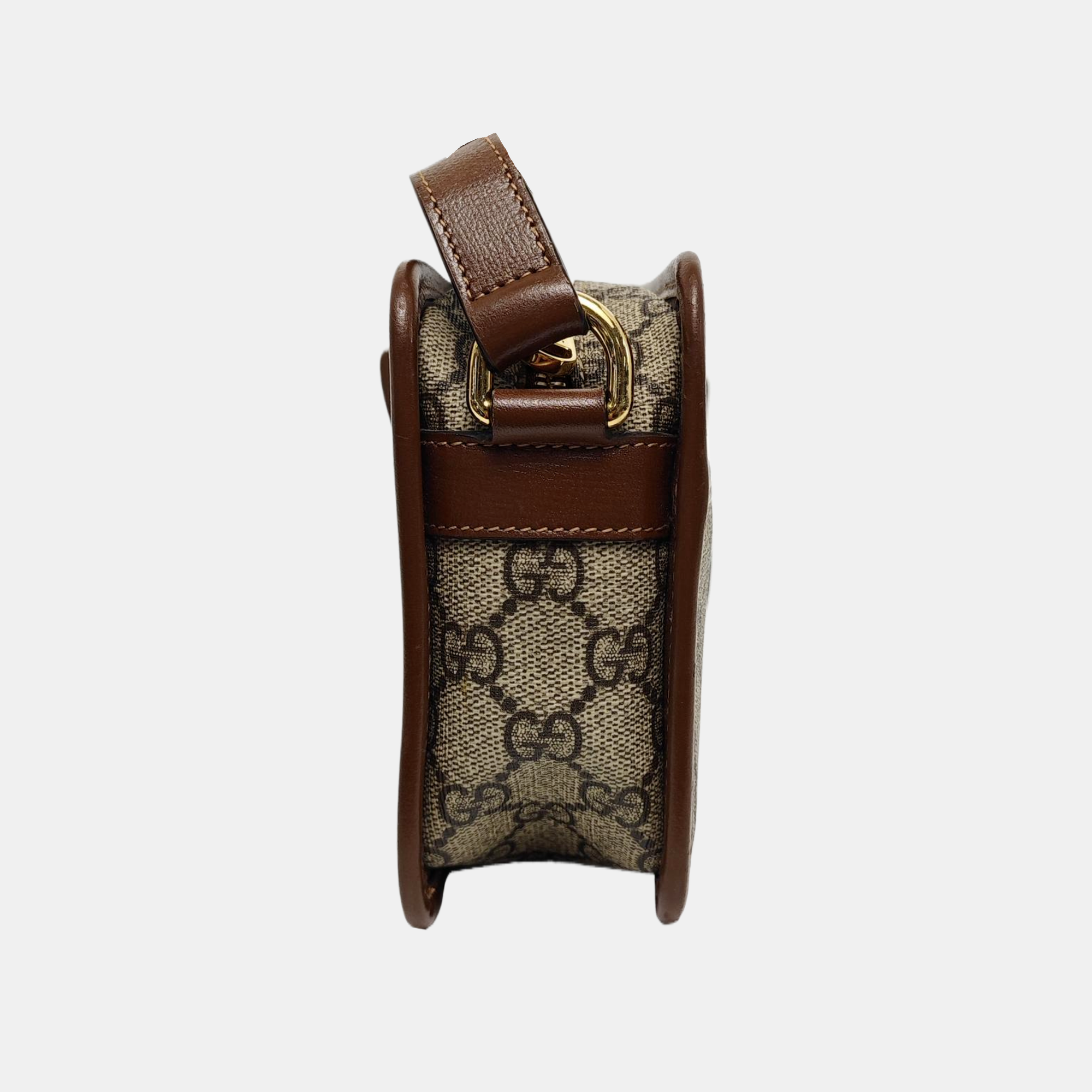 Bree Monogram Coated Canvas Beige