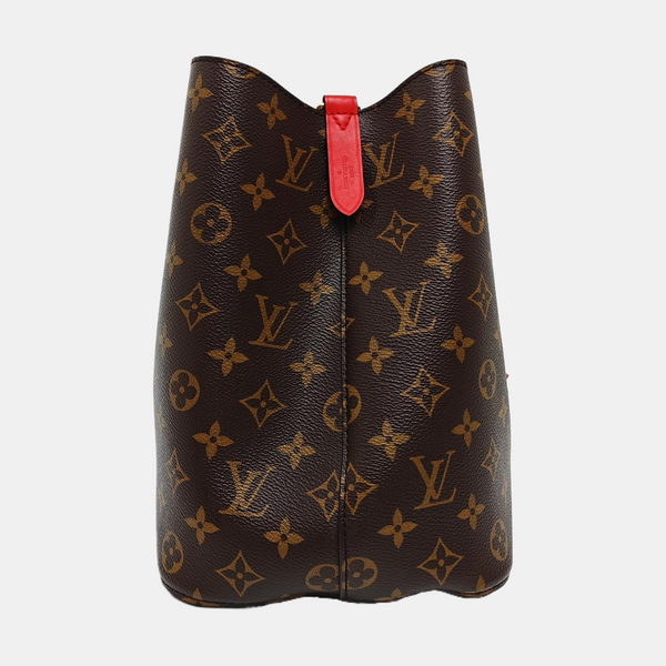 NÉONOÉ MM Monogram Coated Canvas Brown