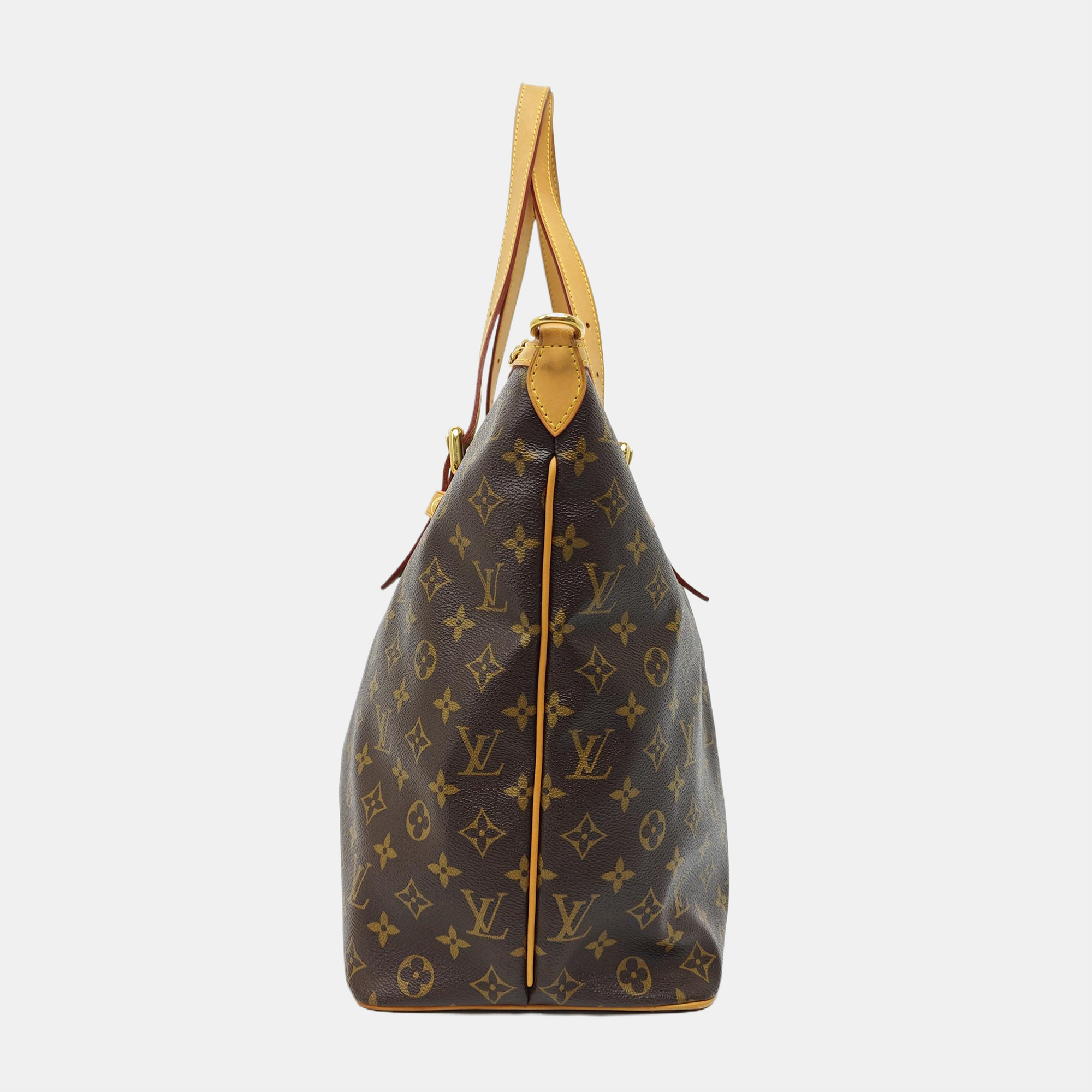 PALERMO GM Monogram Coated Canvas Brown