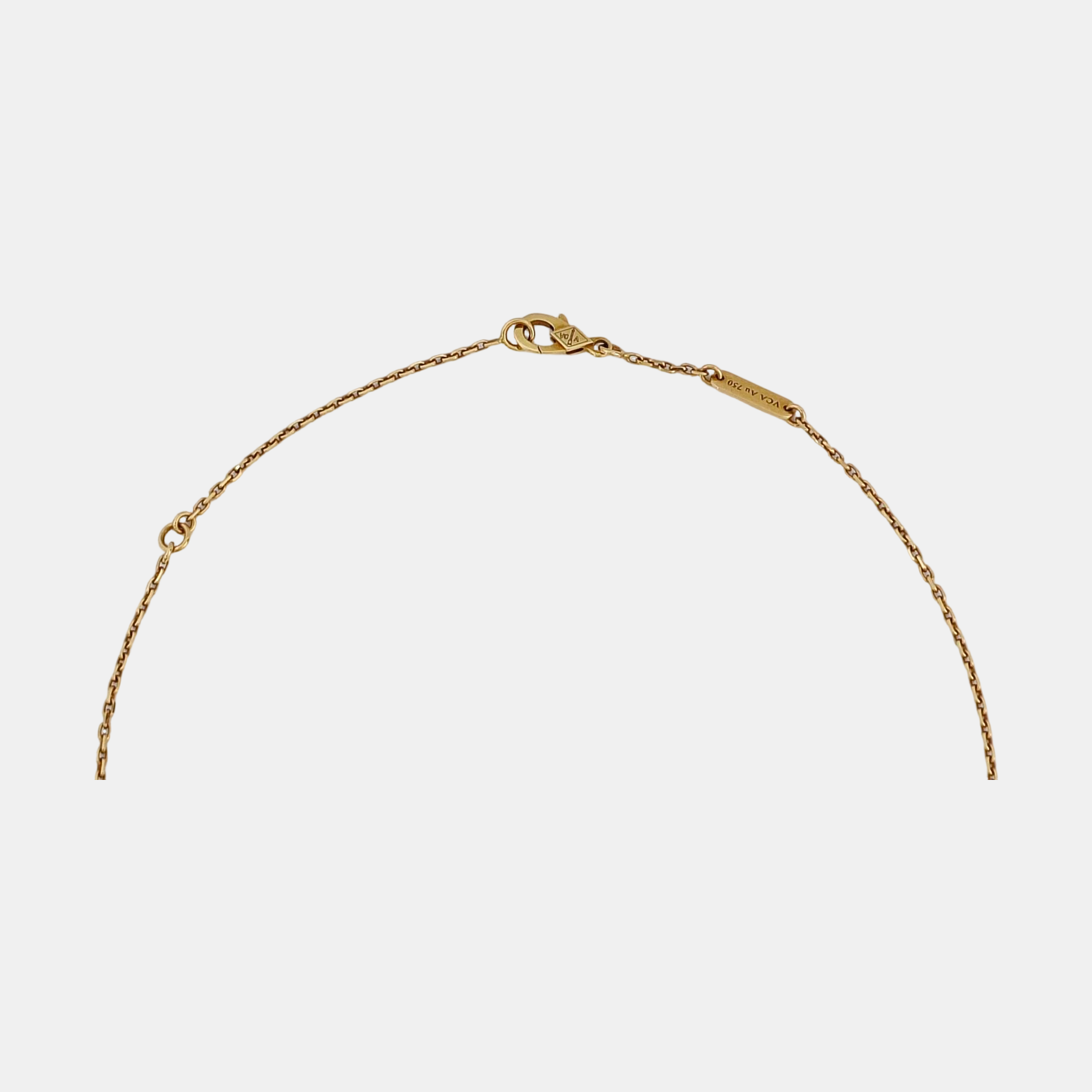 Vintage Alhambra 18k Gold Necklace