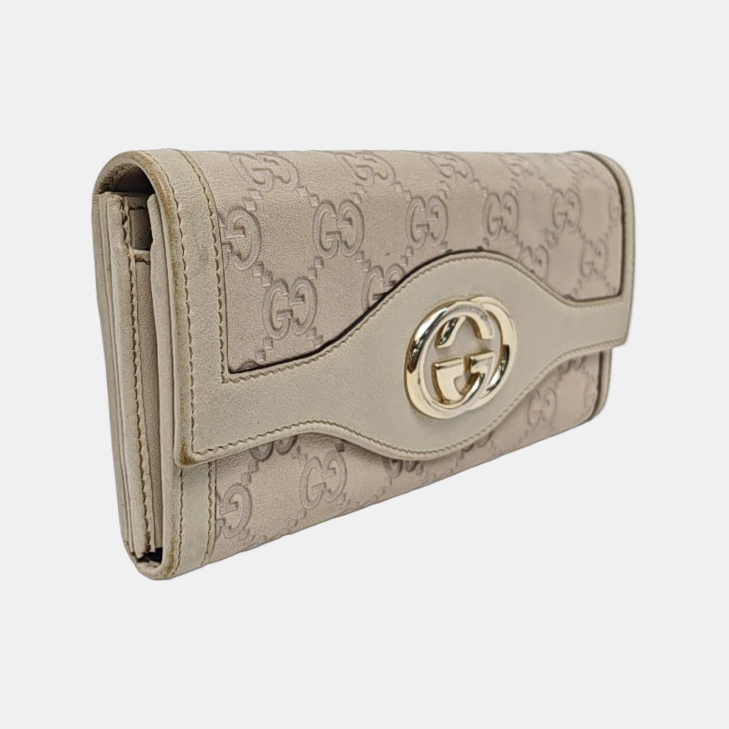 Calfskin Wallet White