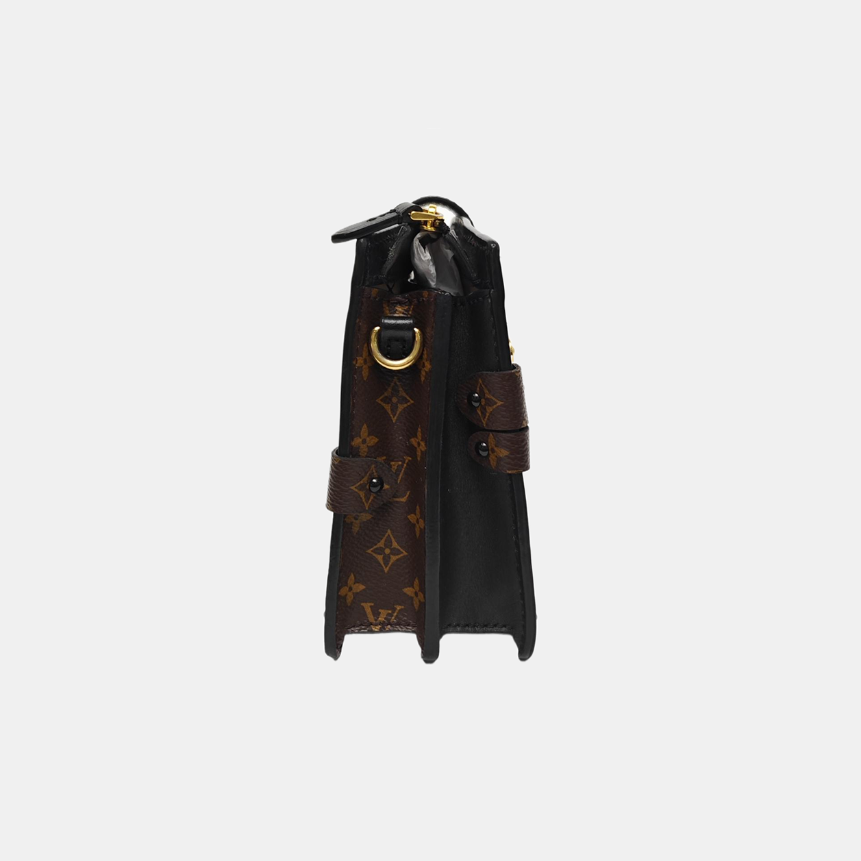 TRUNK Monogram Coated Canvas Brown