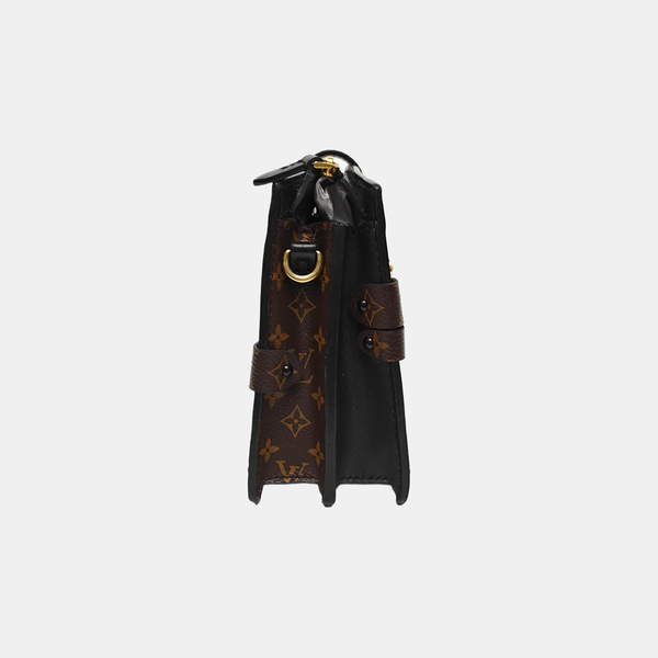 TRUNK Monogram Coated Canvas Brown